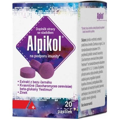 Alpikol na podporu imunity 20 pastilek – Hledejceny.cz