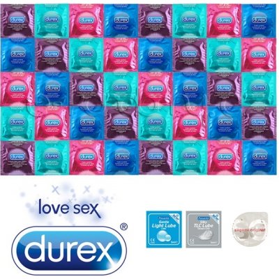 Durex Exclusive Mix 40 ks – Zboží Mobilmania