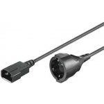 Gembird Power Adapter Cord IEC320 C14 -Schuko, M-F, 15cm, PC-SFC14M-01 – Zboží Mobilmania