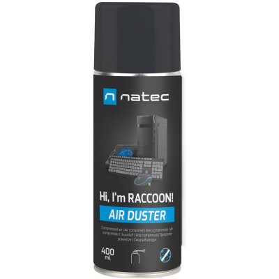 Natec stlačený vzduch RACCOON AIR 400 ml NSC-2119 – Zboží Dáma