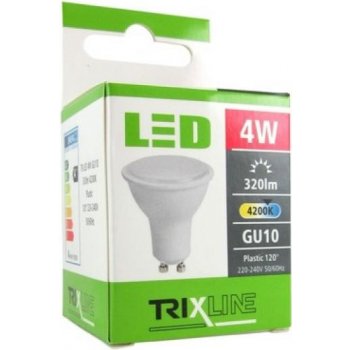 Trixline žárovka LED 4W GU10/230V denní bílá