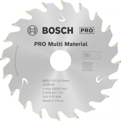 Bosch Accessories 2608837752 Průměr: 85 mm – Hledejceny.cz