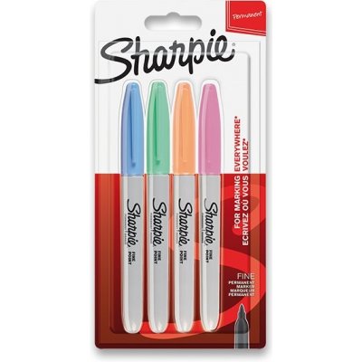 Sharpie Fine 4 ks pastelové barvy 0950