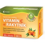 Noventis Vitamín C + Rakytník 40 tablet – Hledejceny.cz
