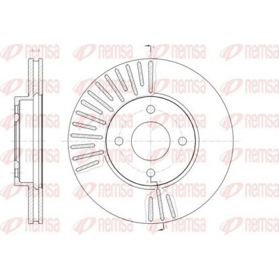Brzdový kotouč REMSA 61467.10 – Zboží Mobilmania