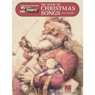 E-Z Play Today 346 Big Book of Christmas Songs noty melodická linka, akordy