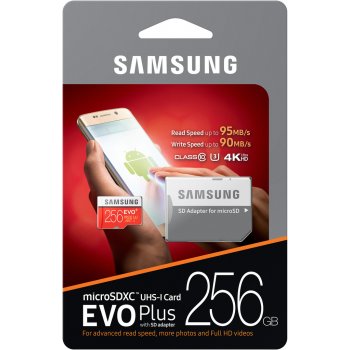 Samsung EVO+ microSDXC 256 GB UHS-I U3 MB-MC256DA/EU