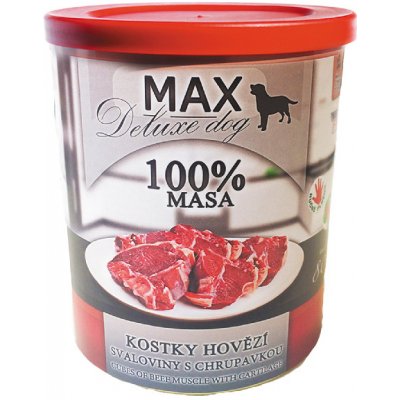 Max Deluxe Kostky Hovězí svaloviny s chrupavkou 0,8 kg – Sleviste.cz