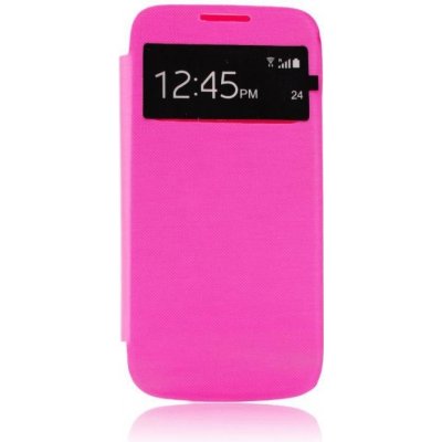 Pouzdro Forcell S-View Samsung i9505 Galaxy S4 růžové – Zbozi.Blesk.cz