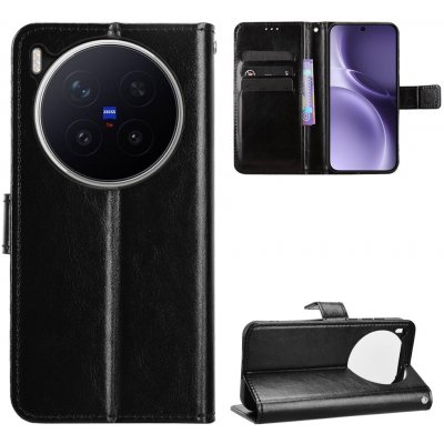 Crazy knížkové pouzdro na Vivo X300 Pro 5G černé – Hledejceny.cz