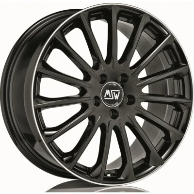 MSW 30 8x18 5x112 ET35 gloss black diamond lip – Sleviste.cz