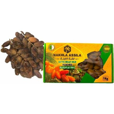 NAKHLA ASSILA Datle čerstvé Deglet Nour na větvičce 1 kg – Sleviste.cz