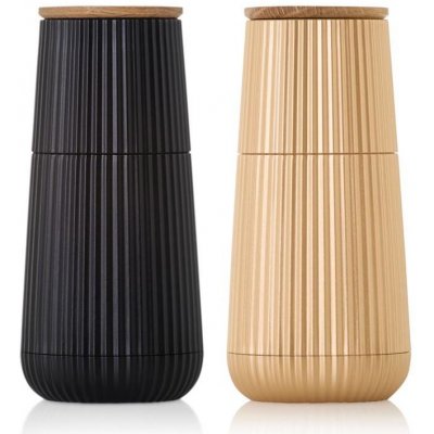 AdHoc Scape Sada mlýnků na pepř a sůl černá zlatá 12,3 cm – Hledejceny.cz