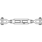 Napínák s okem M20 pozink DIN 1480 s 2 vidlicemi – Sleviste.cz