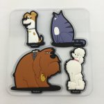 Asmodee Tajný život mazlíčků Set 4 magnetek – Zboží Dáma