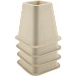 Podstavce pod nábytek 15 cm, podstavec pod postel, podstavec pod stůl, sloní noha, pro nohy stolu, – Sleviste.cz