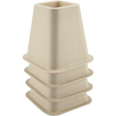 Podstavce pod nábytek 15 cm, podstavec pod postel, podstavec pod stůl, sloní noha, pro nohy stolu, – Sleviste.cz
