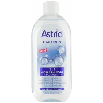 Astrid Hyaluron 3v1 micelární voda na tvář oči a rty s kyselinou hyaluronovou 400 ml