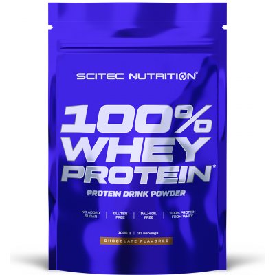 Scitec 100% Whey Protein 1000 g – Zboží Mobilmania