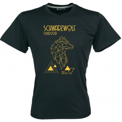 Schwarzwolf COOL SPORT MEN funkční tričko černá
