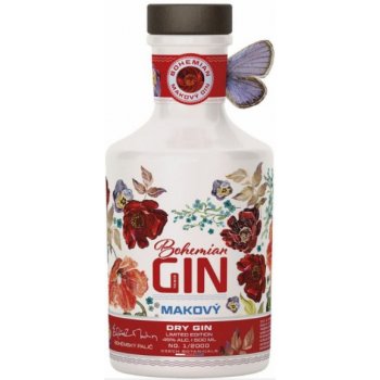 Bohemian Gin Makový 45% 0,5 l LE (holá láhev)