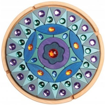 Grimm's Dřevěná třpytivá mandala – Zboží Mobilmania