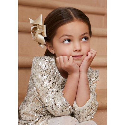 Abel & Lula Klip do vlasů mašle zlatý Abel and Lula – Hledejceny.cz