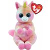 Plyšák TY Beanie Babies Skylar duhový jednorožec 15 cm