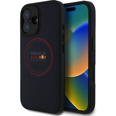 Red Bull PU Leather Red Ring MagSafe pro iPhone 16 Plus Navy – Zboží Mobilmania