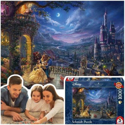 Schmidt Kráska a zvíře tančící ve svitu měsíce 1000 dílků – Zboží Dáma