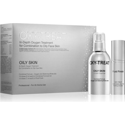 Oxy-Treat Oily Skin Oily Skin gel pro mastnou pleť 50 ml + Fluid Finish finální péče 15 ml dárková sada