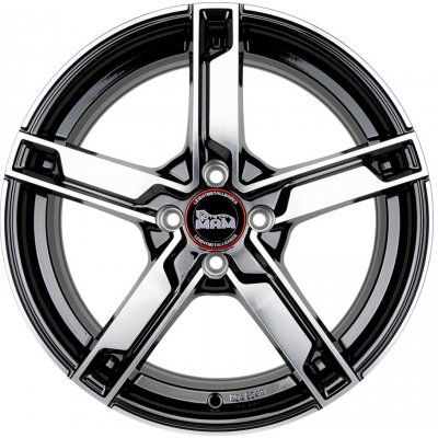 MAM W4 6,5x16 5x100 ET38 black polished | Zboží Auto