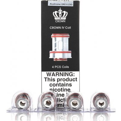 Uwell Crown V Coil UN2 mesh 0.23 ohm 4 ks – Hledejceny.cz