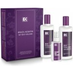 BK Brazil Keratin Bio Volume šampon 300 ml + kondicionér 300 ml + olej / sérum 100 ml dárková sada – Hledejceny.cz