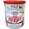 Konzerva pro psy Max Deluxe Adult Kostky Hovězí svaloviny s chrupavkou 800 g