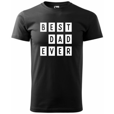 Pánské tričko Best dad bílá