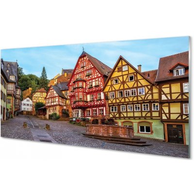 Obraz na skle Germany Staré Město Bavorsko 100x50 cm – Hledejceny.cz