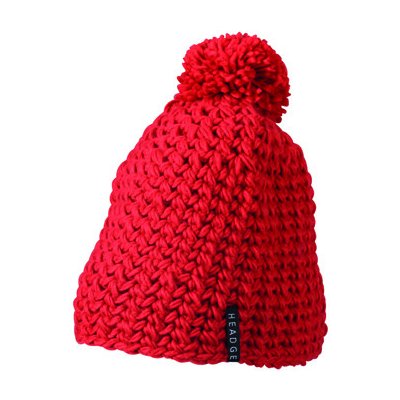 UNICOLOURED CROECHETED CAP WITH POMPON MB7939 s kulich em červená – Hledejceny.cz
