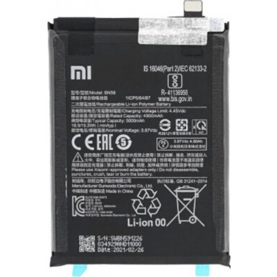 Xiaomi Baterie pro Xiaomi Redmi Note 10 4G / Redmi Note 10S, BN59, originální, 5000 mAh