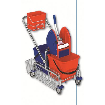 Eastmop Úklidový vozík dvojkbelíkový Clarol 21001CL – Zboží Mobilmania