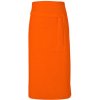 Zástěra Link Kitchen Wear Gastro zástěra X985 Orange Pantone 1655 90 x 80 cm