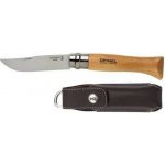 Opinel VR N°08 Inox 8,5 cm+kožené pouzdro – Hledejceny.cz