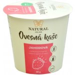 Natural Jihlava ovesná kaše bez lepku jahodová 80 g – Zbozi.Blesk.cz