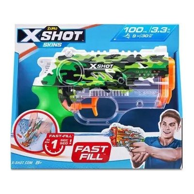 ZURU X-Shot Rychle se plnící skiny Nano vodní launcher B – Zboží Dáma