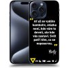 Pouzdro a kryt na mobilní telefon Apple Picasee Ultimate Case pro Apple iPhone 16 Pro Max - Kazma - SVĚT PATŘÍ TĚM, CO SE NEPOSEROU