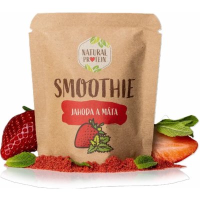 Naturalprotein Smoothie jahoda máta 20 g – Hledejceny.cz