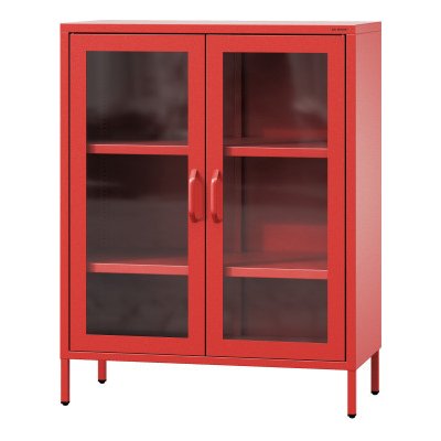 Jan Nowak Vitrína GINA, 800 x 1015 x 400 mm červená – Zboží Dáma Jan Nowak Vitrína GINA, 800 x 1015 x 400 mm červená – Zboží Dáma