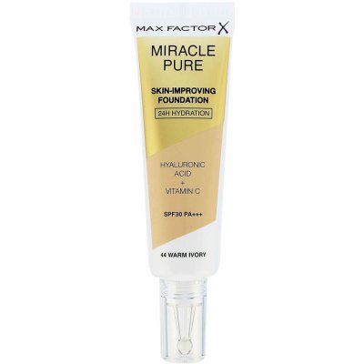 Max Factor Miracle Pure Skin dlouhotrvající make-up SPF30 44 Warm Ivory 30 ml – Zboží Mobilmania