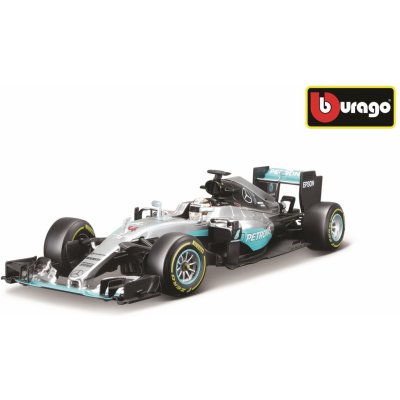 Bburago Plus Mercedes AMG Petronas W07 Hamilton 1:18 – Zboží Dáma