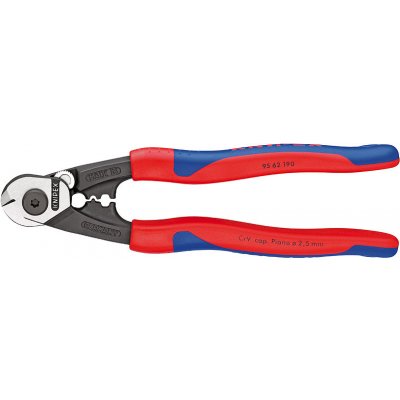 KNIPEX Nůžky na dráty a kabely 190 mm, knipex 9562190 – Zboží Mobilmania
